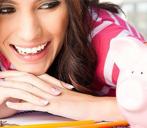 student considering financial aid options